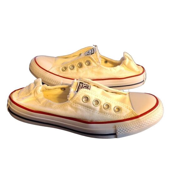 Converse Shoes Womens 7 Chuck Taylor All Star Shoreline Sneakers 537084F White - Picture 2 of 7